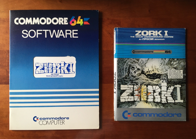 Zork I in blister packaging, two sizes