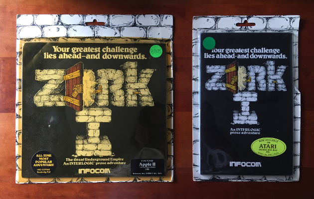 Zork I in blister packaging, two sizes